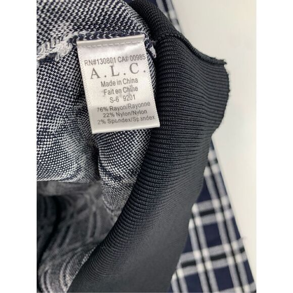 A.L.C. Synthetic Diggs Long-Sleeve Plaid Sweater Women’s Size XS - Picture 4 of 6